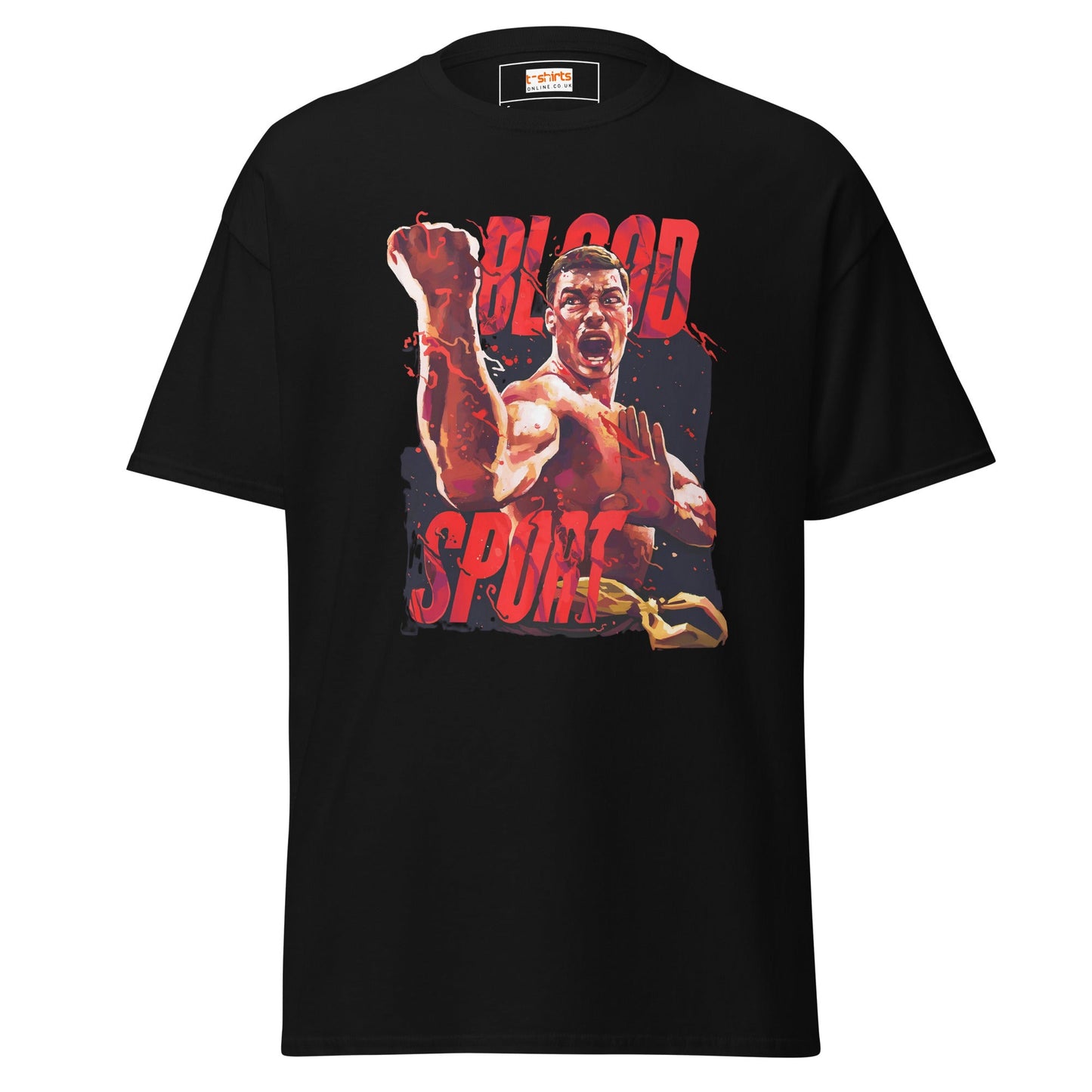 Blood Sport | Movie Art T-Shirt - Black - T-Shirts Online