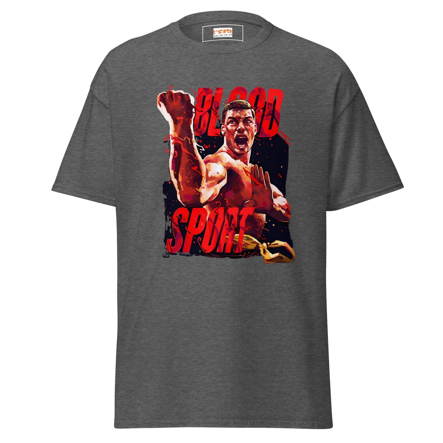 Blood Sport | Movie Art T-Shirt - Dark Heather - T-Shirts Online