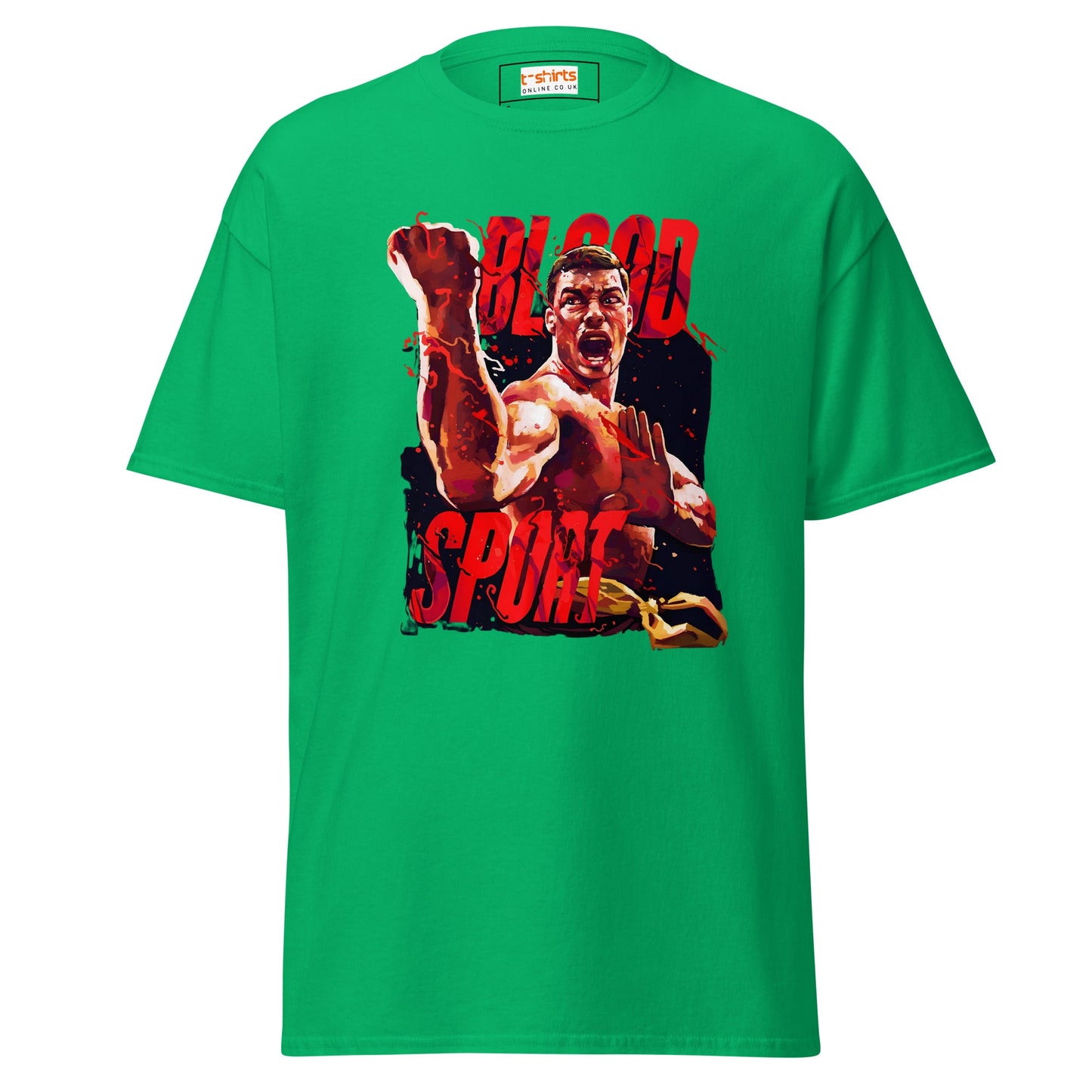 Blood Sport | Movie Art T-Shirt - Irish Green - T-Shirts Online