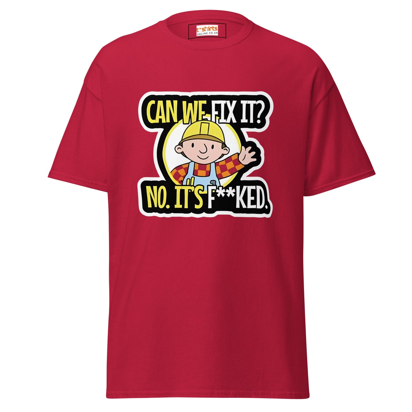 Bob the Builder | Can we Fix it T-Shirt - Cardinal - T-Shirts Online