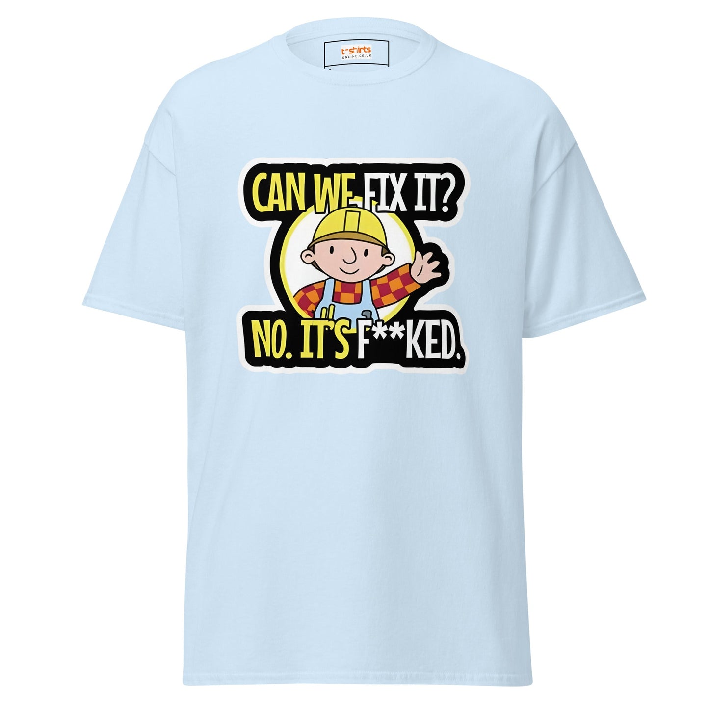 Bob the Builder | Can we Fix it T-Shirt - Light Blue - T-Shirts Online