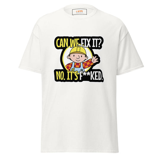 Bob the Builder | Can we Fix it T-Shirt - White - T-Shirts Online