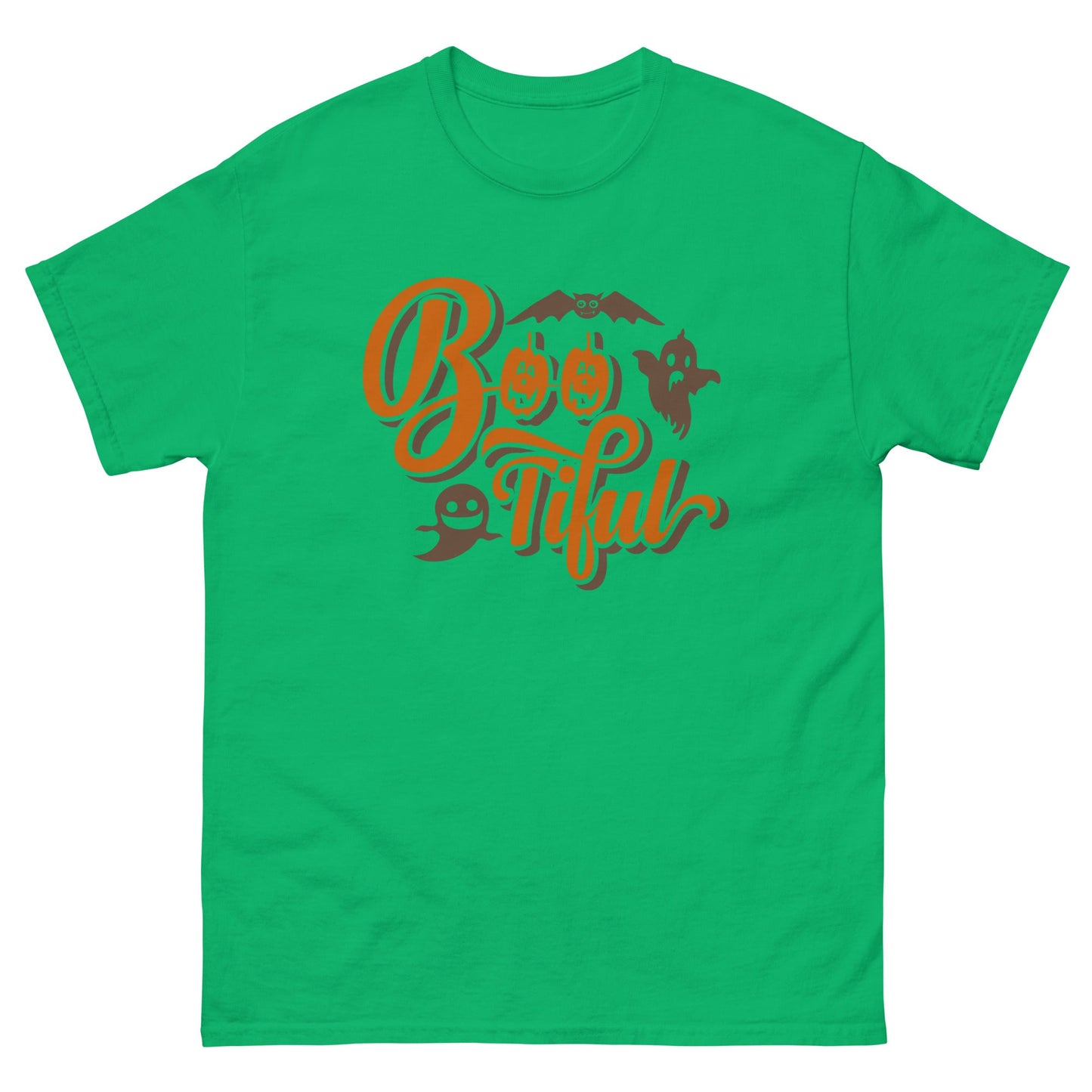 Boo - tiful | Halloween T-Shirt - Irish Green - T-Shirts Online