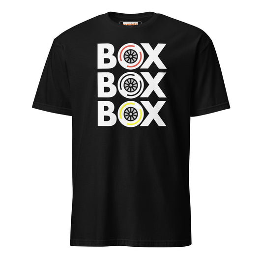 Box Box Box T-Shirt | Motor Racing Tee - Black - T-Shirts Online