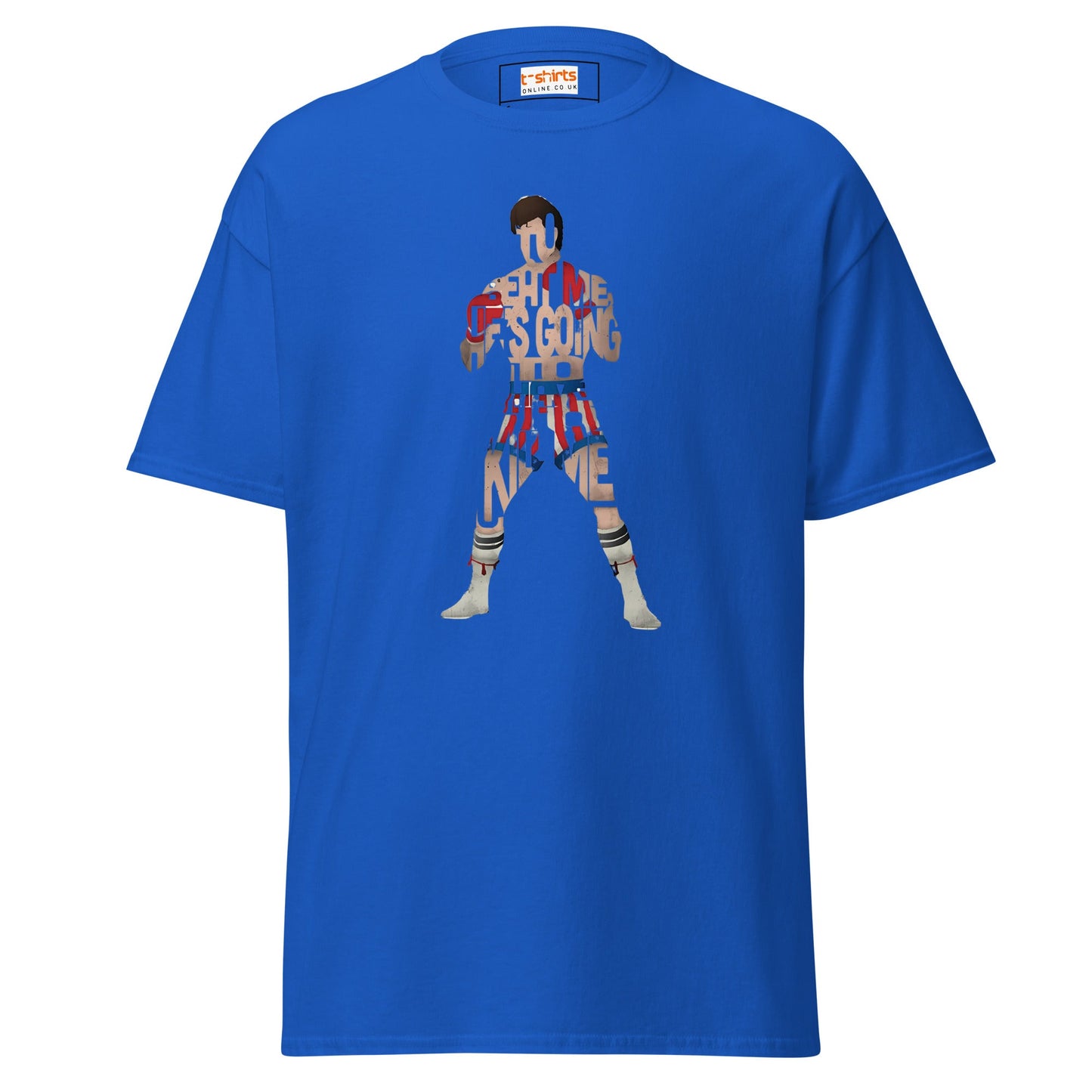 Boxing T-Shirt | Graphic Tee - Royal - T-Shirts Online