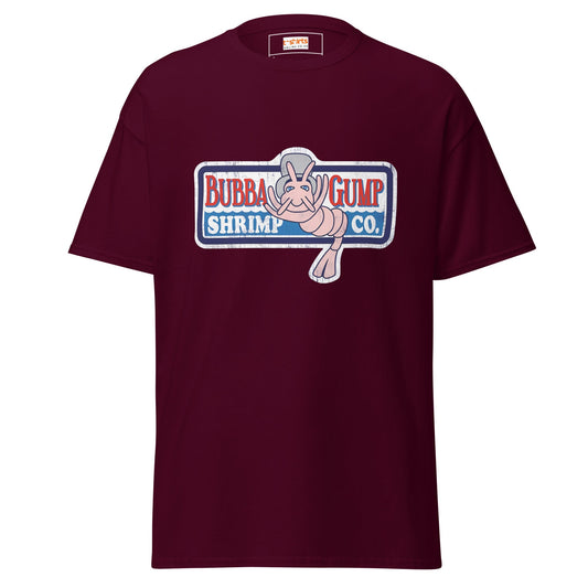 Bubba Gump Shrimp Co | Movie T-Shirt - Maroon - T-Shirts Online