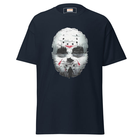 Camp Crystal Lake | Horror T-Shirt - Navy - T-Shirts Online