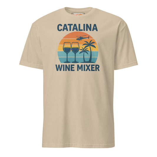 Catalina Wine Mixer T-Shirt - Sand - T-Shirts Online