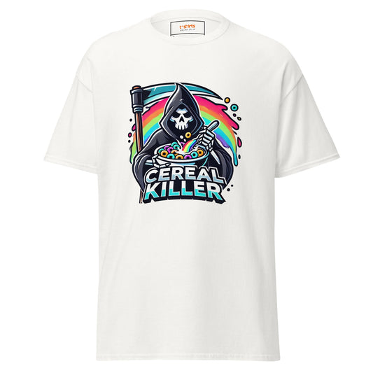 Cereal Killer | Funny T-Shirt - White - T-Shirts Online