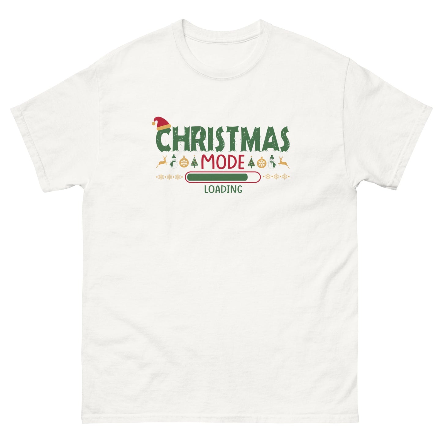 Christmas Mode | Xmas T-Shirt - White - T-Shirts Online
