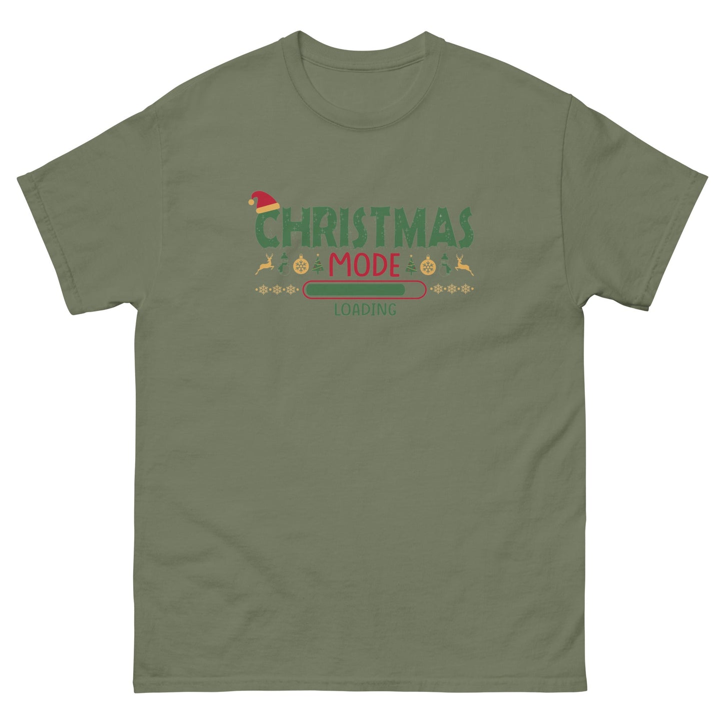 Christmas Mode | Xmas T-Shirt - Military Green - T-Shirts Online