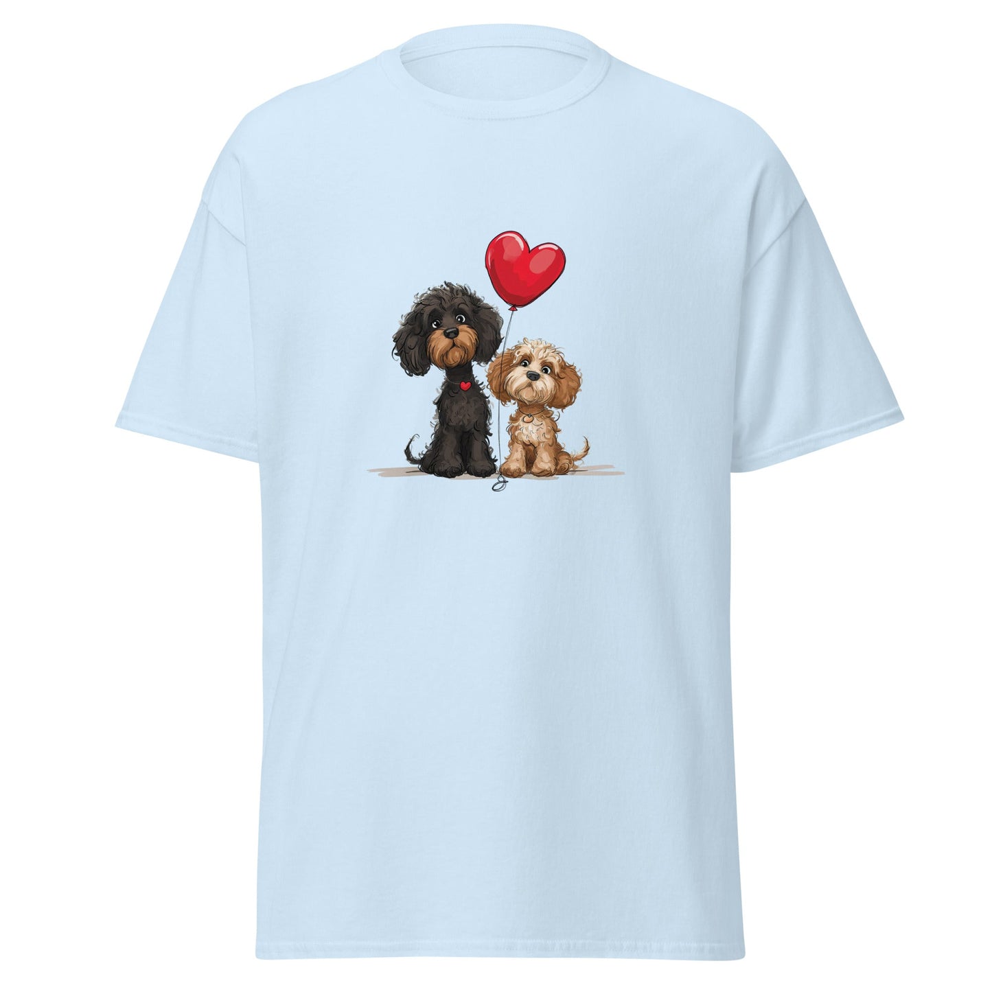 Cockapoo Love | Cockapoo T-Shirt - Light Blue - T-Shirts Online