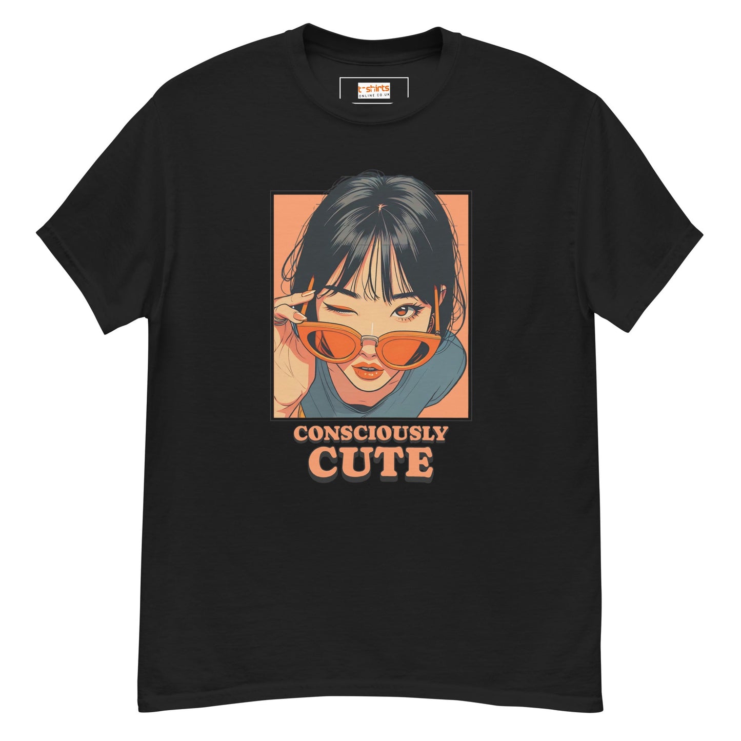 Consciously Cute T-Shirt | Sassy Women's Tee - Black - T-Shirts Online