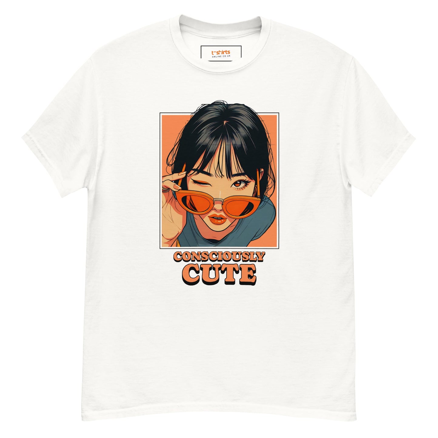 Consciously Cute T-Shirt | Sassy Women's Tee - White - T-Shirts Online