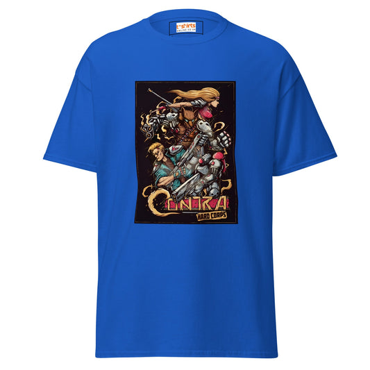 Contra Hard Corps | Gamer T Shirt - Royal - T-Shirts Online
