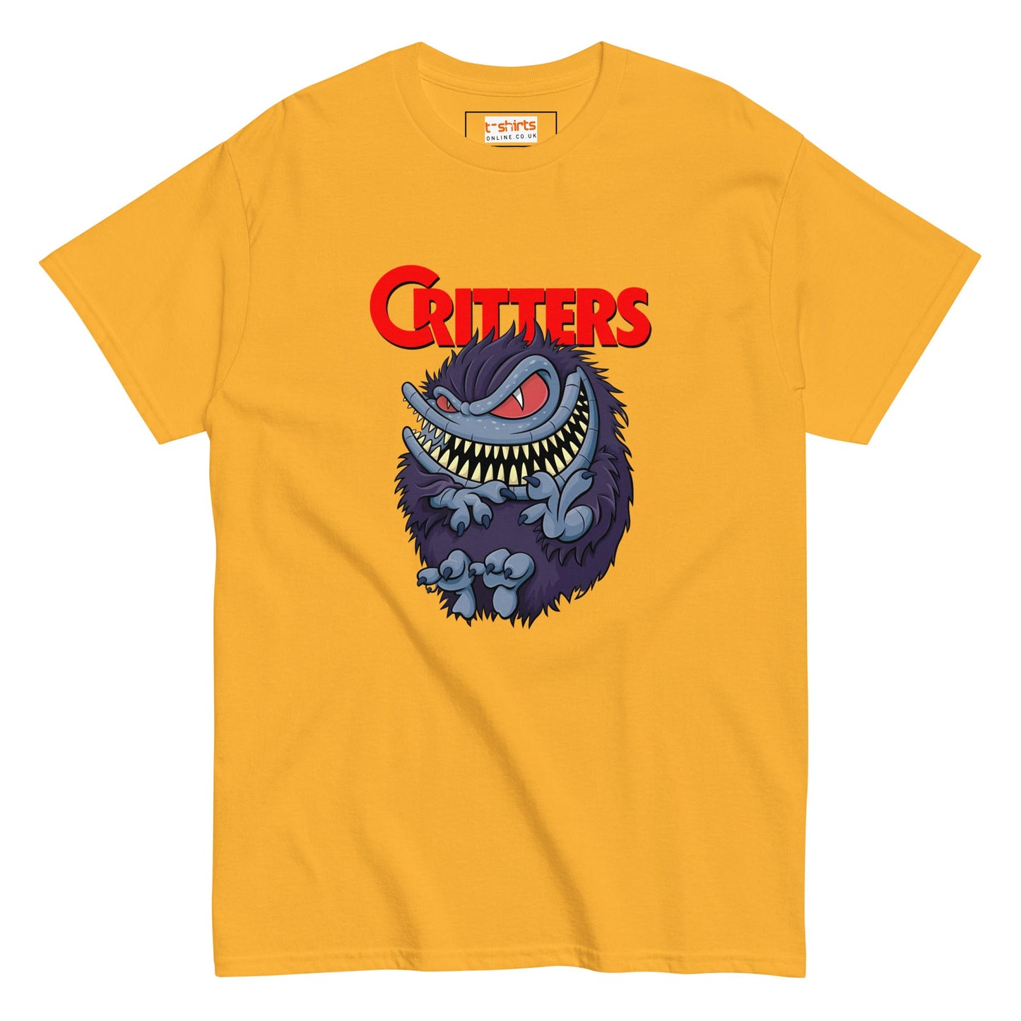 Critters T-Shirt | Movie Fanart Tee - Gold - T-Shirts Online