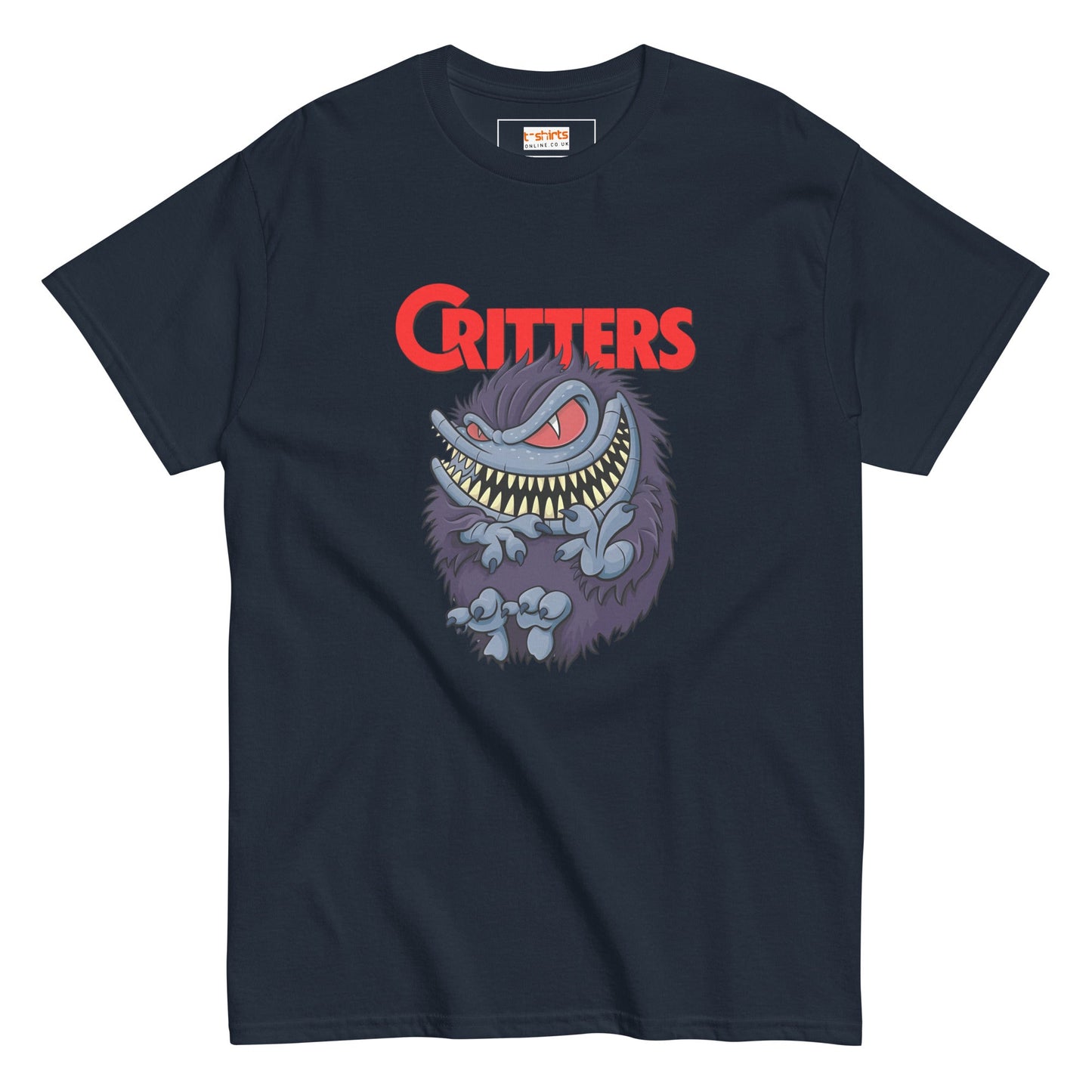 Critters T-Shirt | Movie Fanart Tee - Navy - T-Shirts Online