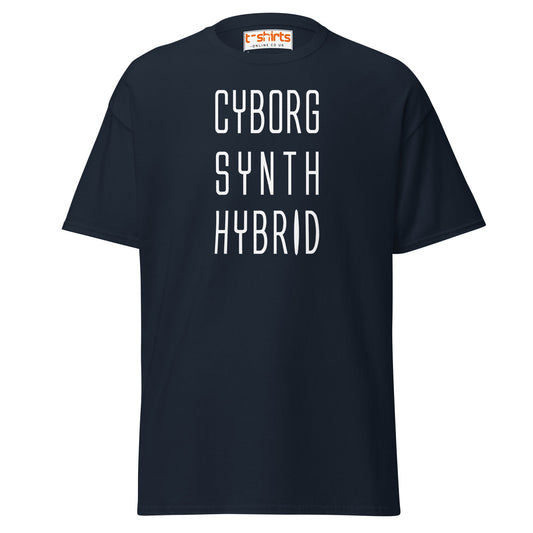 CYBORG SYNTH HYBRID T-Shirt - Navy - T-Shirts Online
