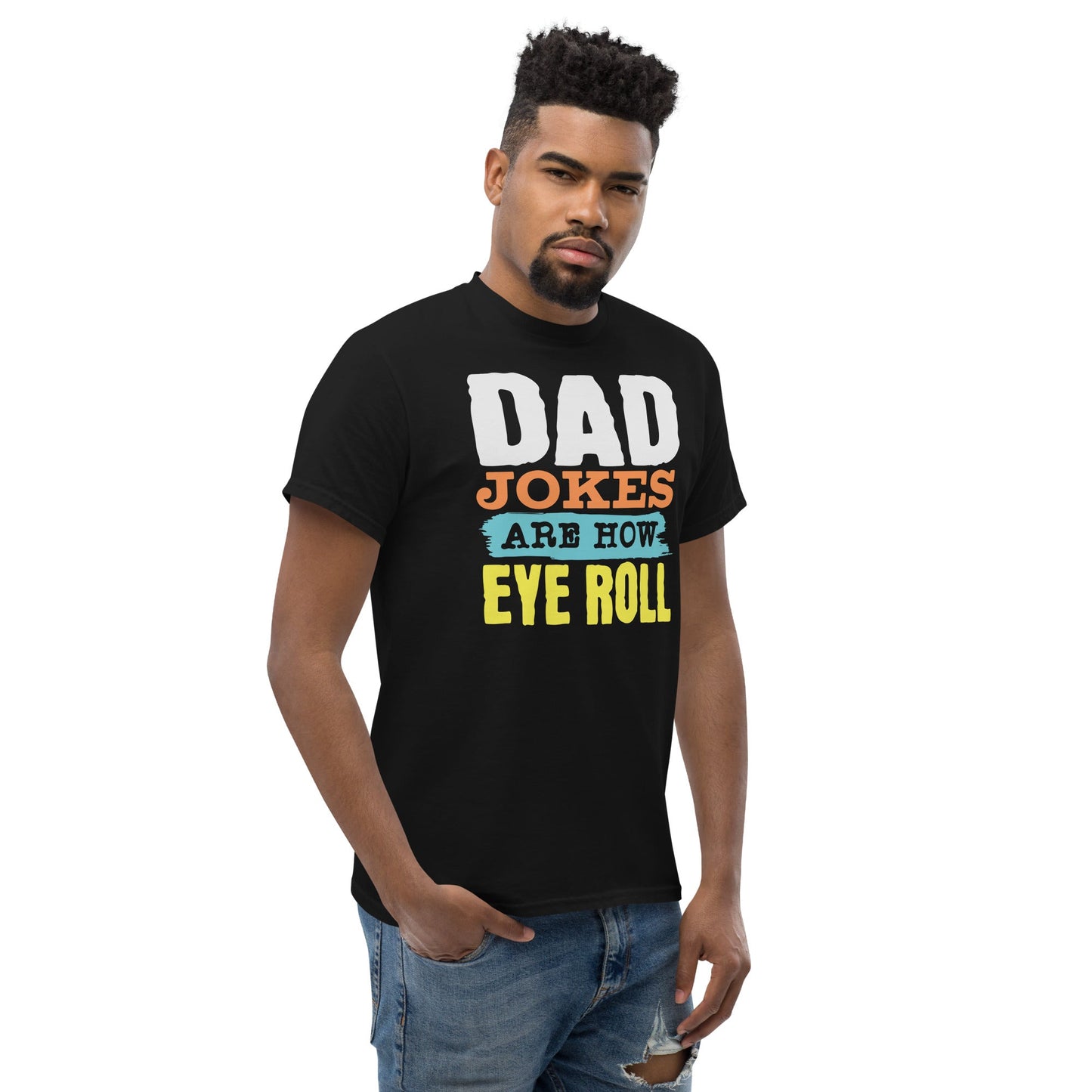 Dad Jokes | Father's Day T-Shirt - Black - T-Shirts Online