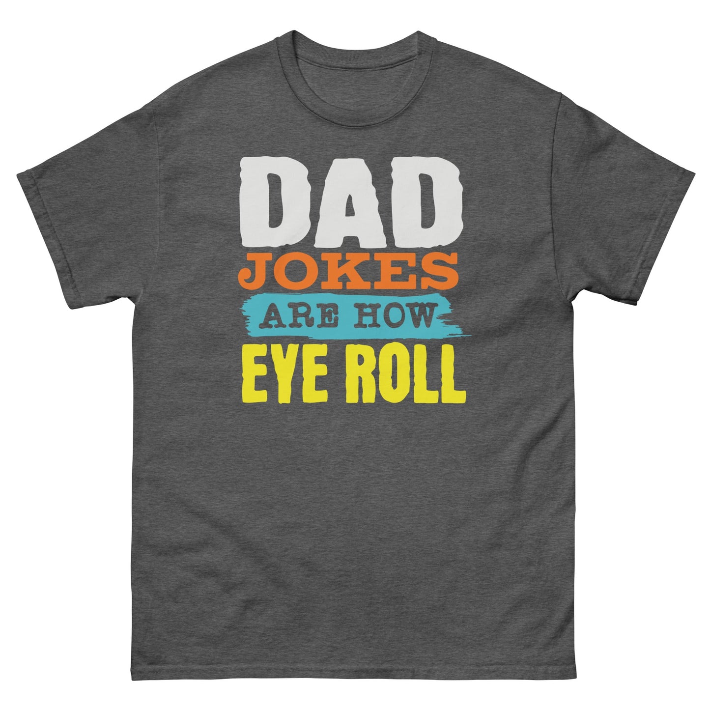 Dad Jokes | Father's Day T-Shirt - Dark Heather - T-Shirts Online