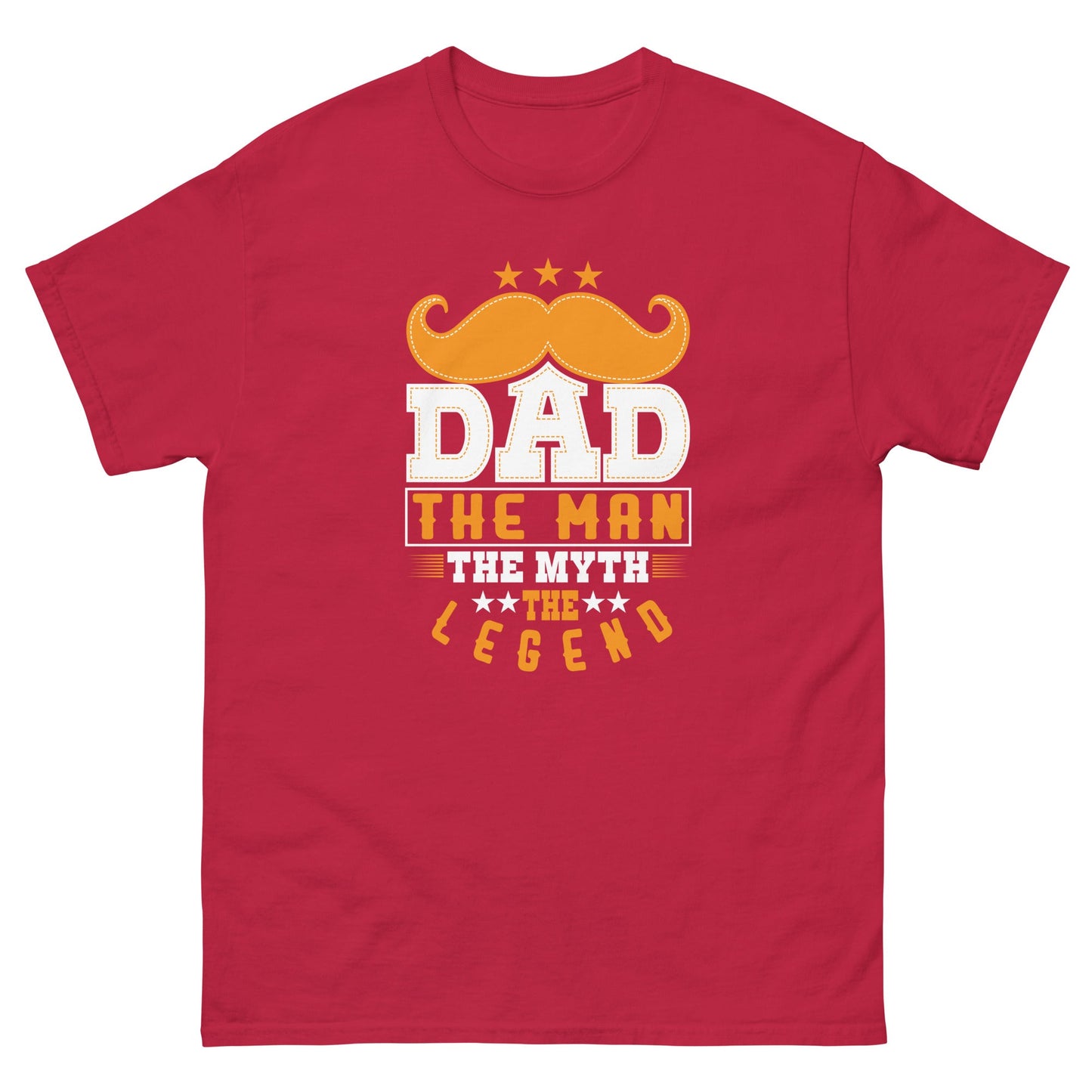 Dad The Legend | Dad's T-Shirt - Cardinal - T-Shirts Online
