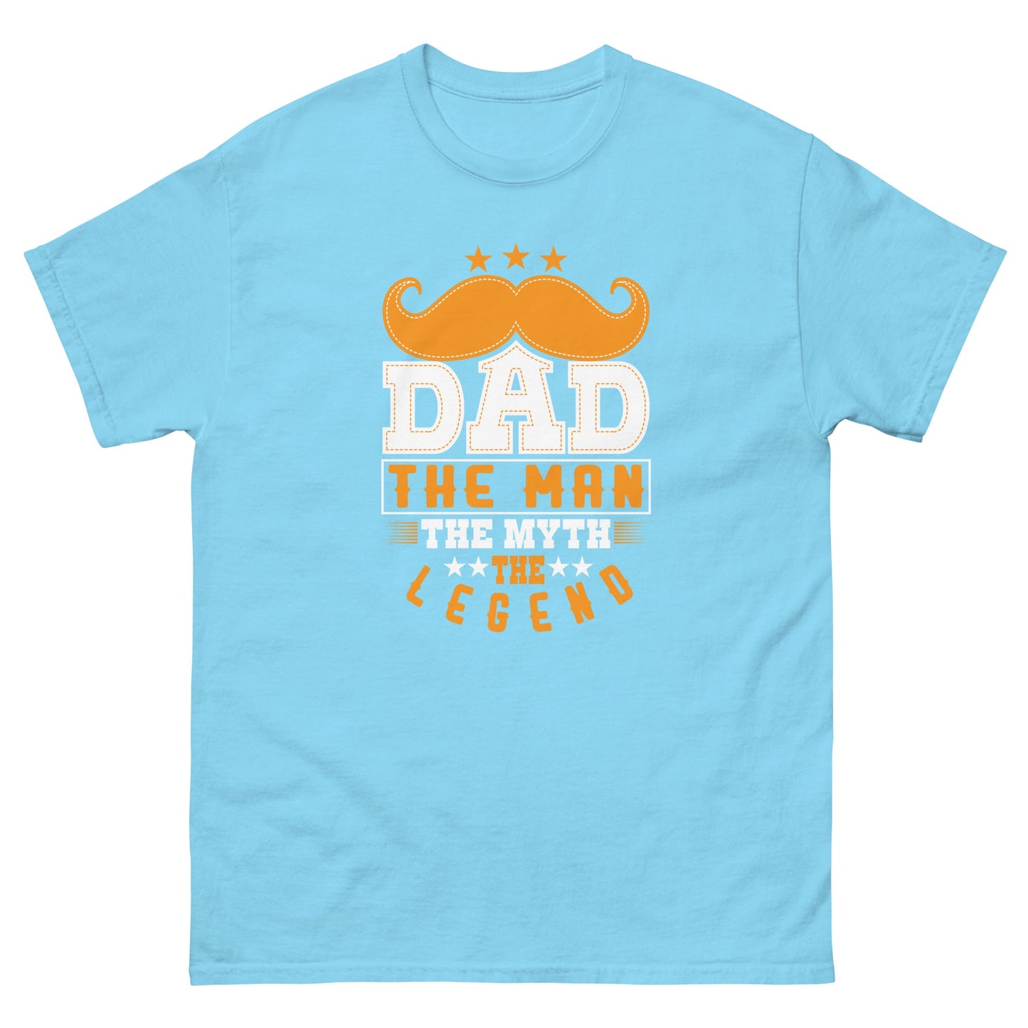 Dad The Legend | Dad's T-Shirt - Sky - T-Shirts Online