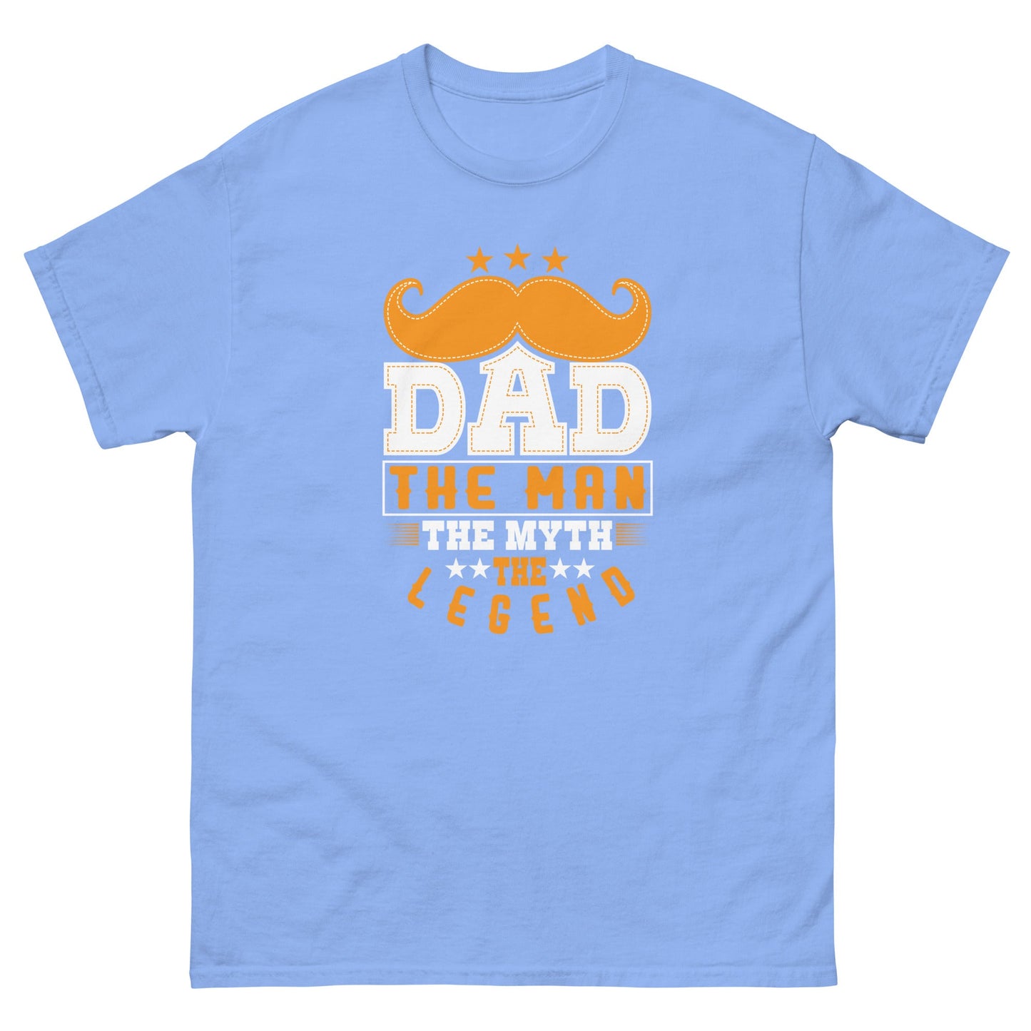 Dad The Legend | Dad's T-Shirt - Carolina Blue - T-Shirts Online