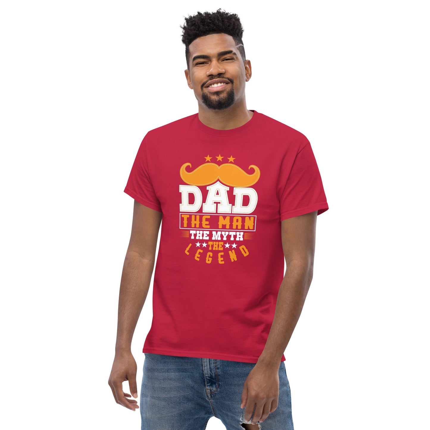 Dad The Legend | Dad's T-Shirt - Black - T-Shirts Online