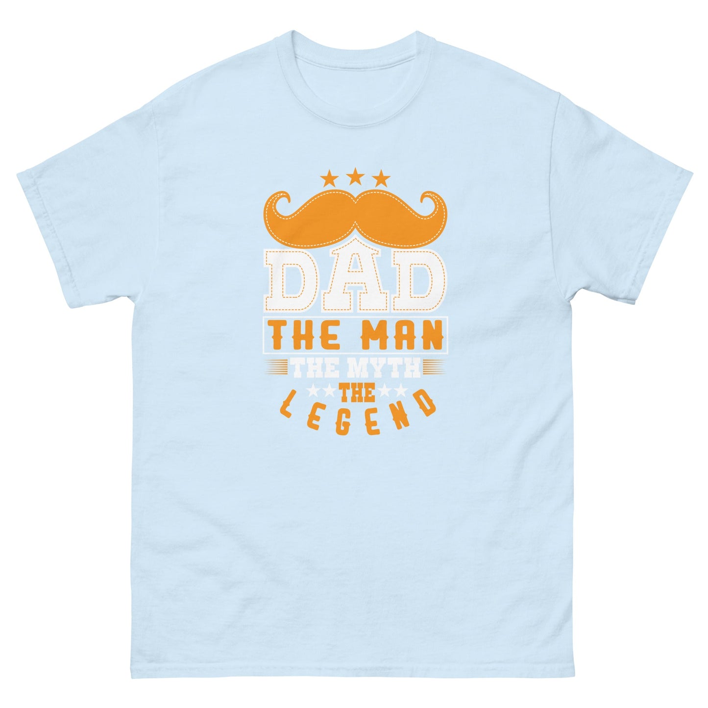 Dad The Legend | Dad's T-Shirt - Light Blue - T-Shirts Online