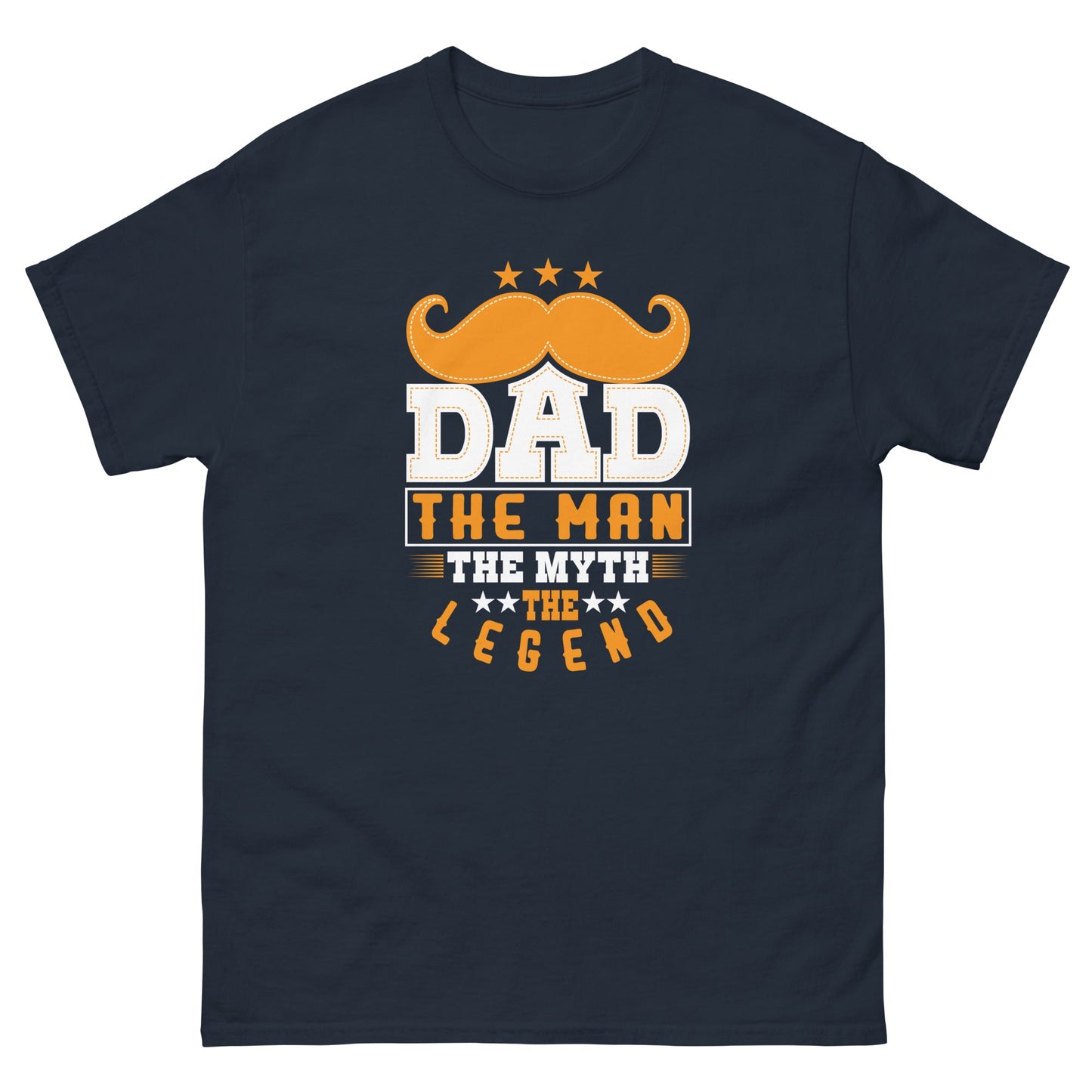 Dad The Legend | Dad's T-Shirt - Navy - T-Shirts Online