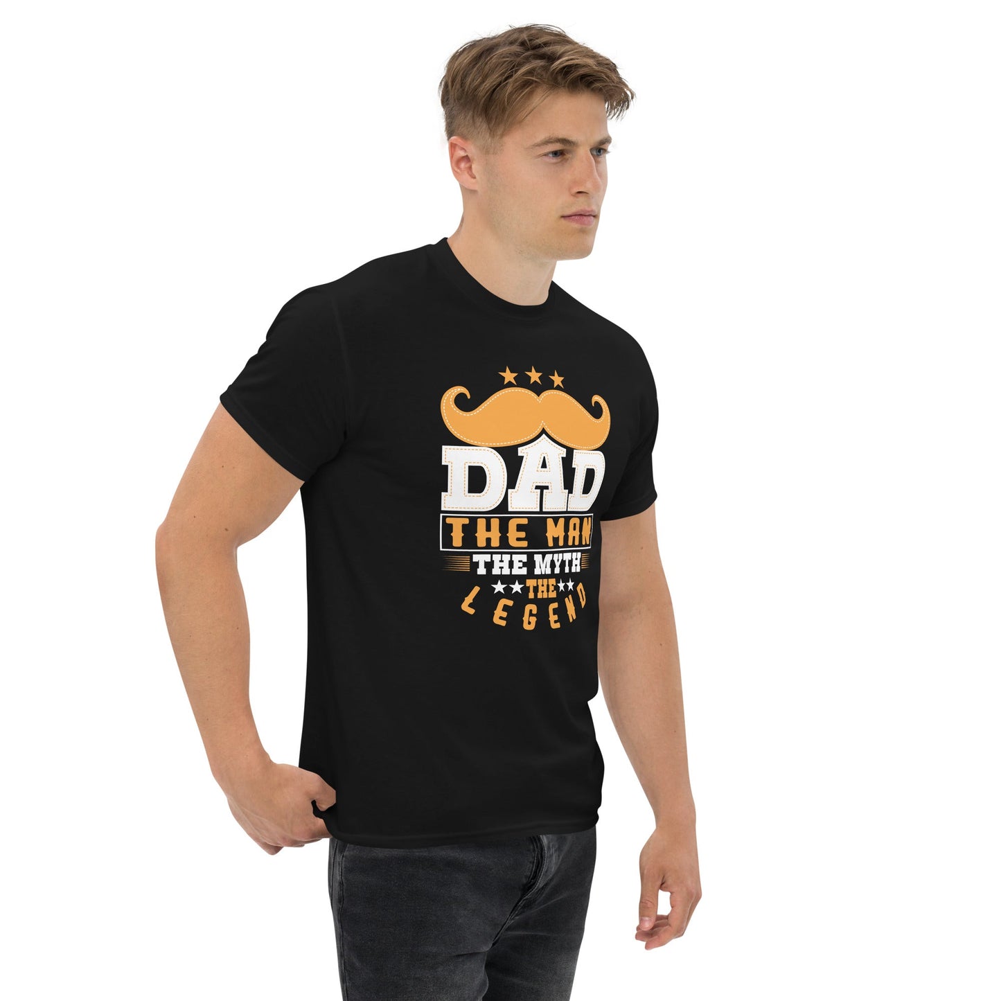 Dad The Legend | Dad's T-Shirt - Black - T-Shirts Online