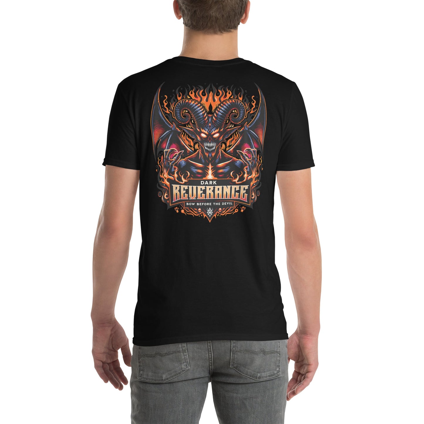Dark Reverance T-Shirt | Bow Before the Devil - Black - T-Shirts Online