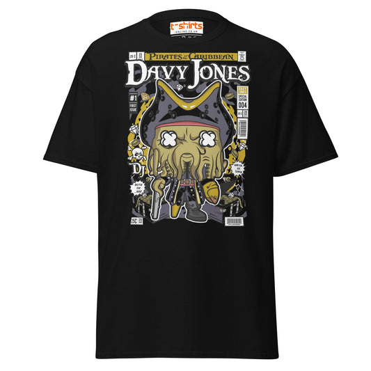 Davy Jones Pirates Funko Style T-Shirt - Black - T-Shirts Online