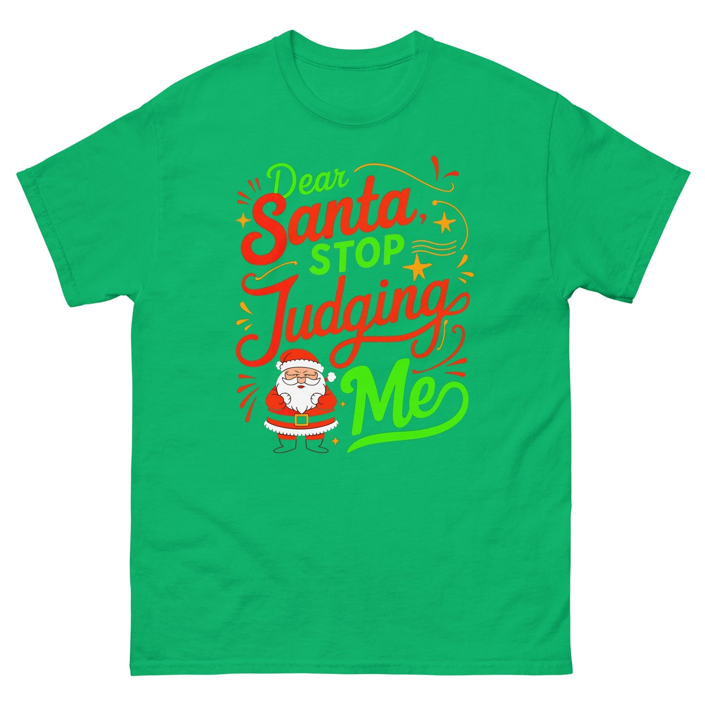 Dear Santa | Christmas T-Shirt - Irish Green - T-Shirts Online