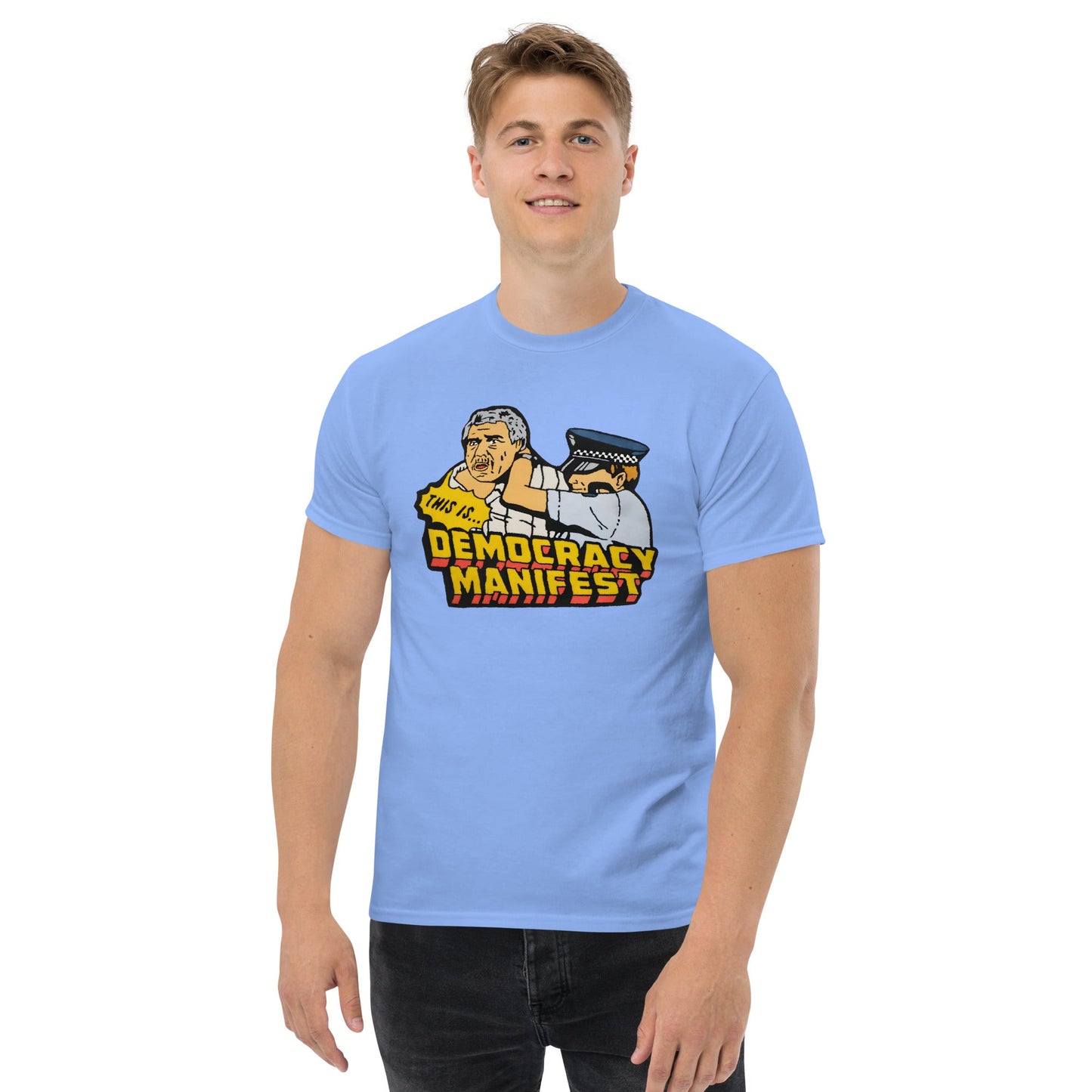 Democracy Manifest | Meme T-Shirt - Black - T-Shirts Online