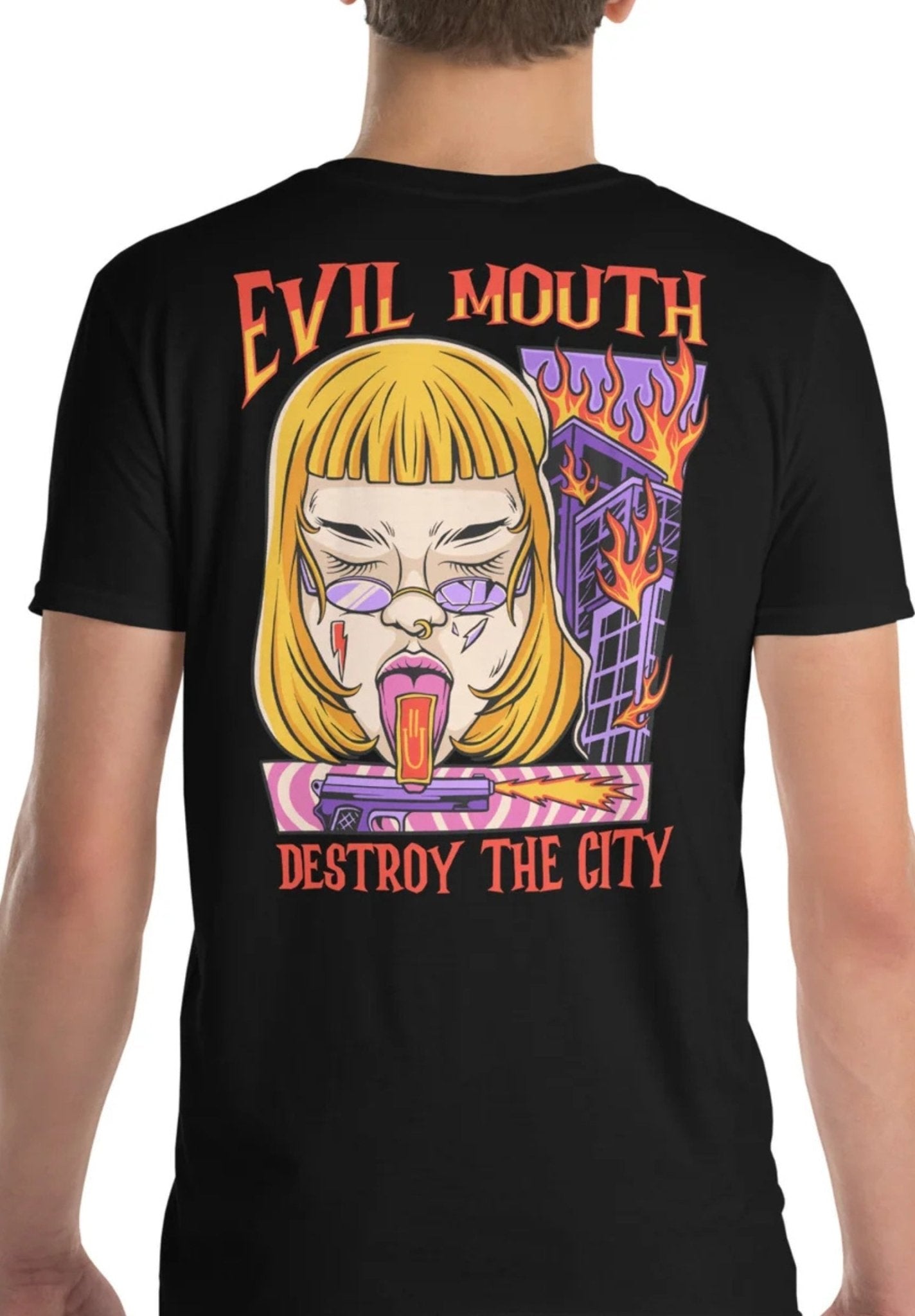 Destroy the City T-Shirt | Streetwear Tee - Black - T-Shirts Online
