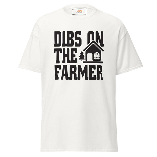 Dibs on the Farmer | Farmer T-Shirt - White - T-Shirts Online