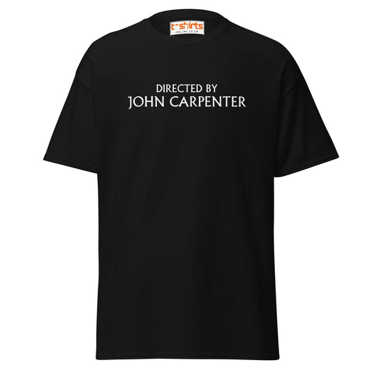 Directed by John Carpenter T-Shirt | Horror Fan Tee - S - T-Shirts Online