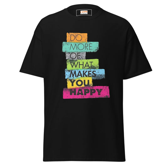 Do More | Happy T-Shirt - Black - T-Shirts Online