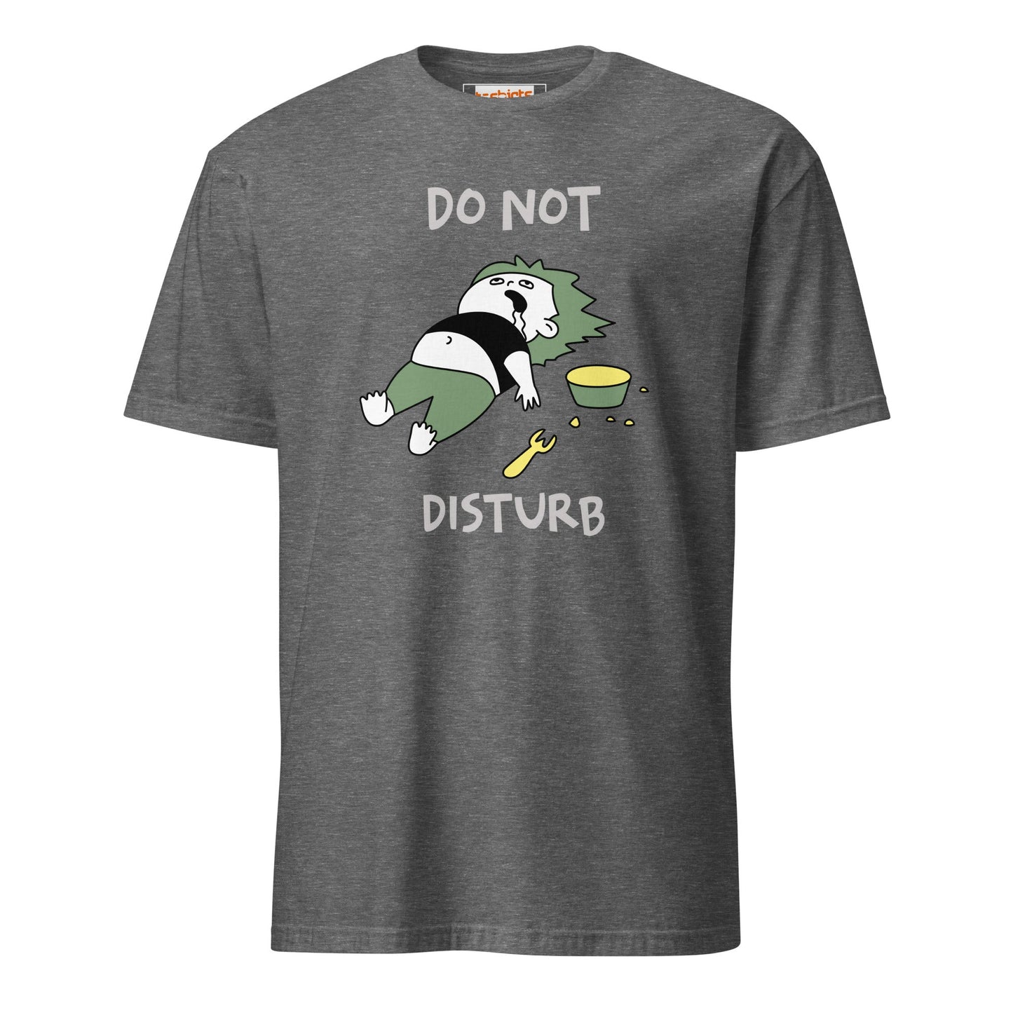Do Not Disturb T-Shirt - Funny Sarcastic Tee - Graphite Heather - T-Shirts Online