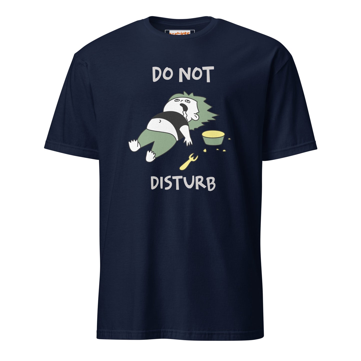 Do Not Disturb T-Shirt - Funny Sarcastic Tee - Navy - T-Shirts Online