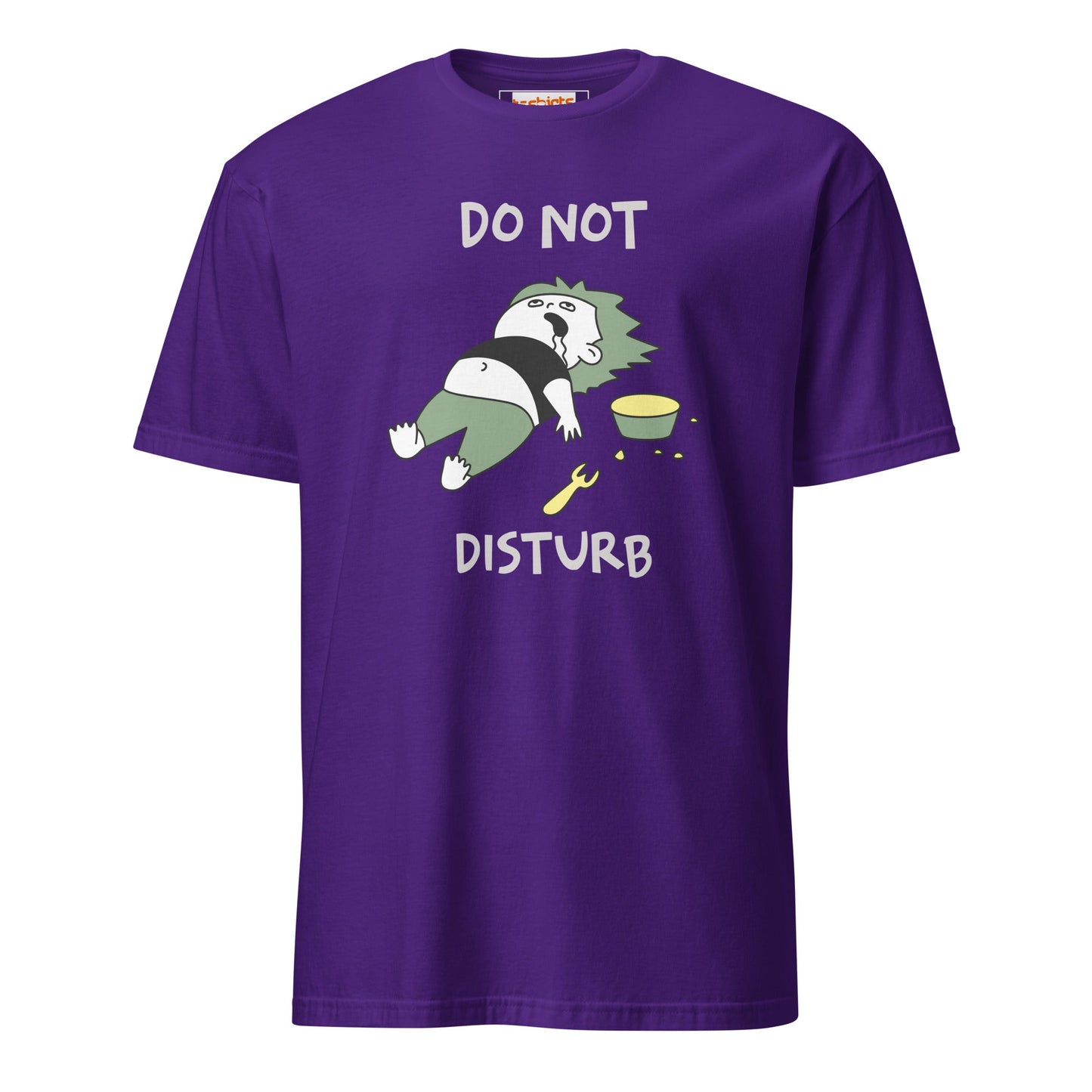 Do Not Disturb T-Shirt - Funny Sarcastic Tee - Purple - T-Shirts Online
