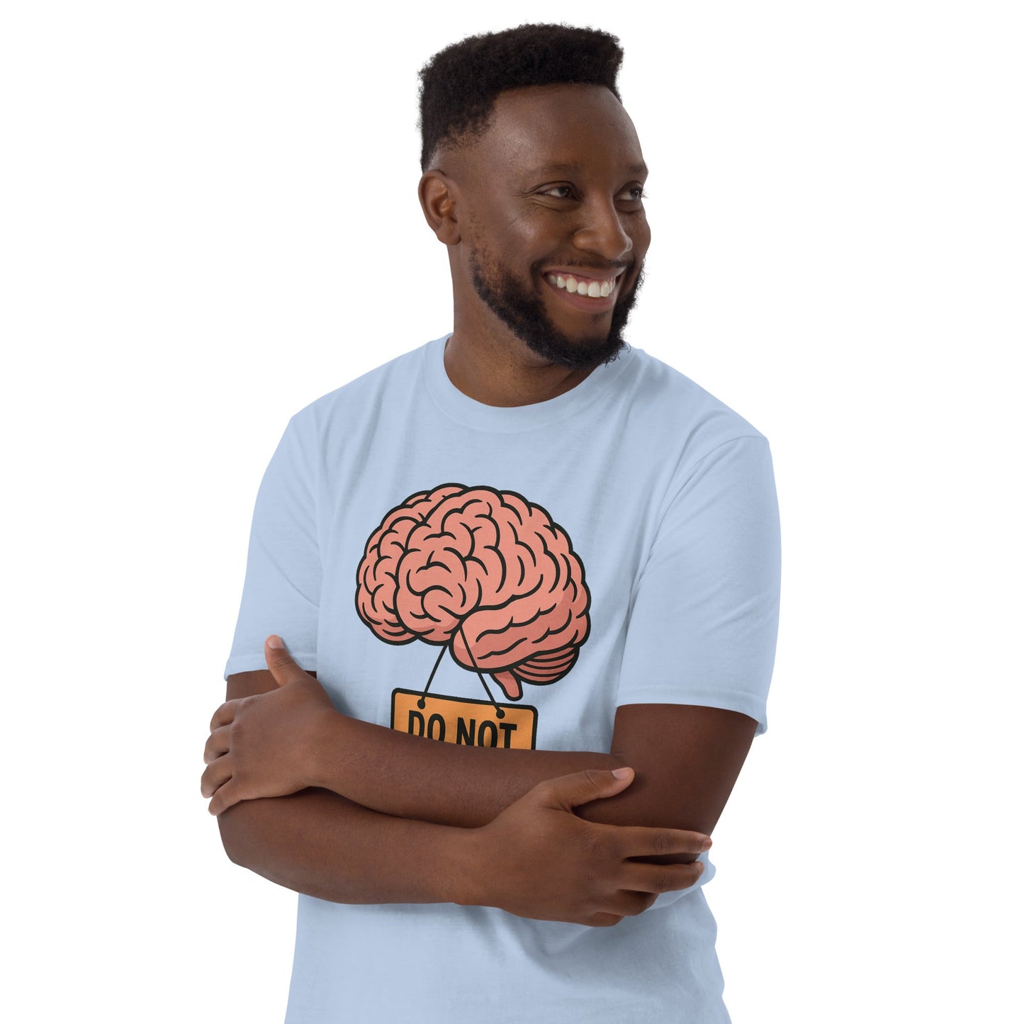 Do Not Disturb T-Shirt - Light Blue - T-Shirts Online