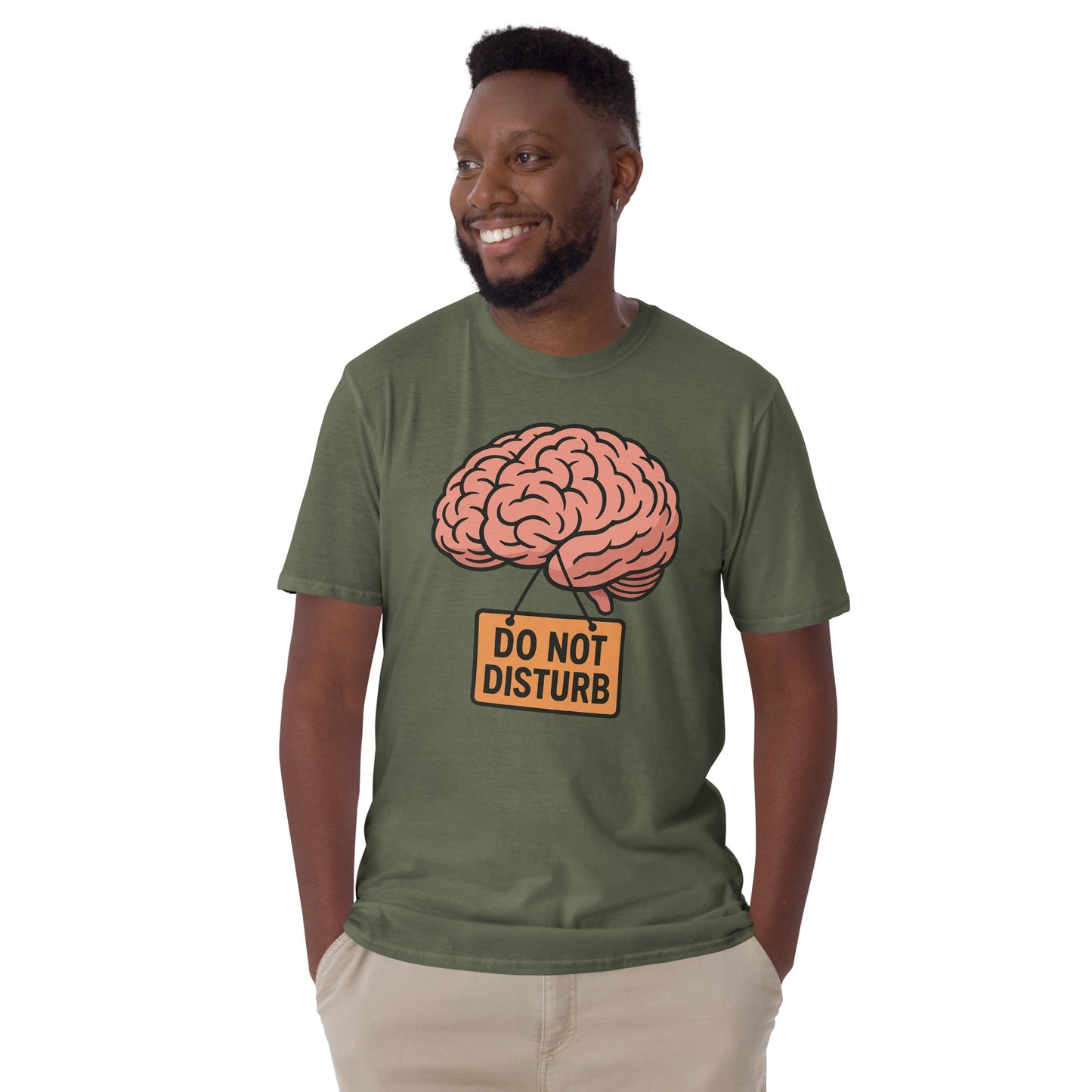 Do Not Disturb T-Shirt - Military Green - T-Shirts Online