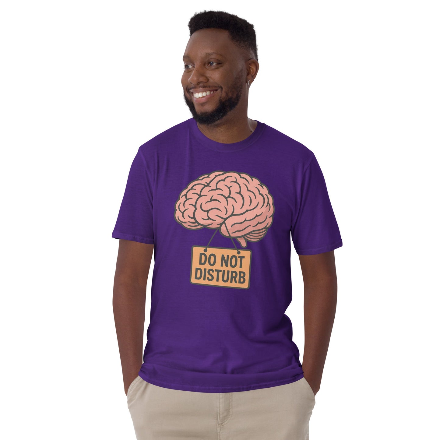 Do Not Disturb T-Shirt - Purple - T-Shirts Online