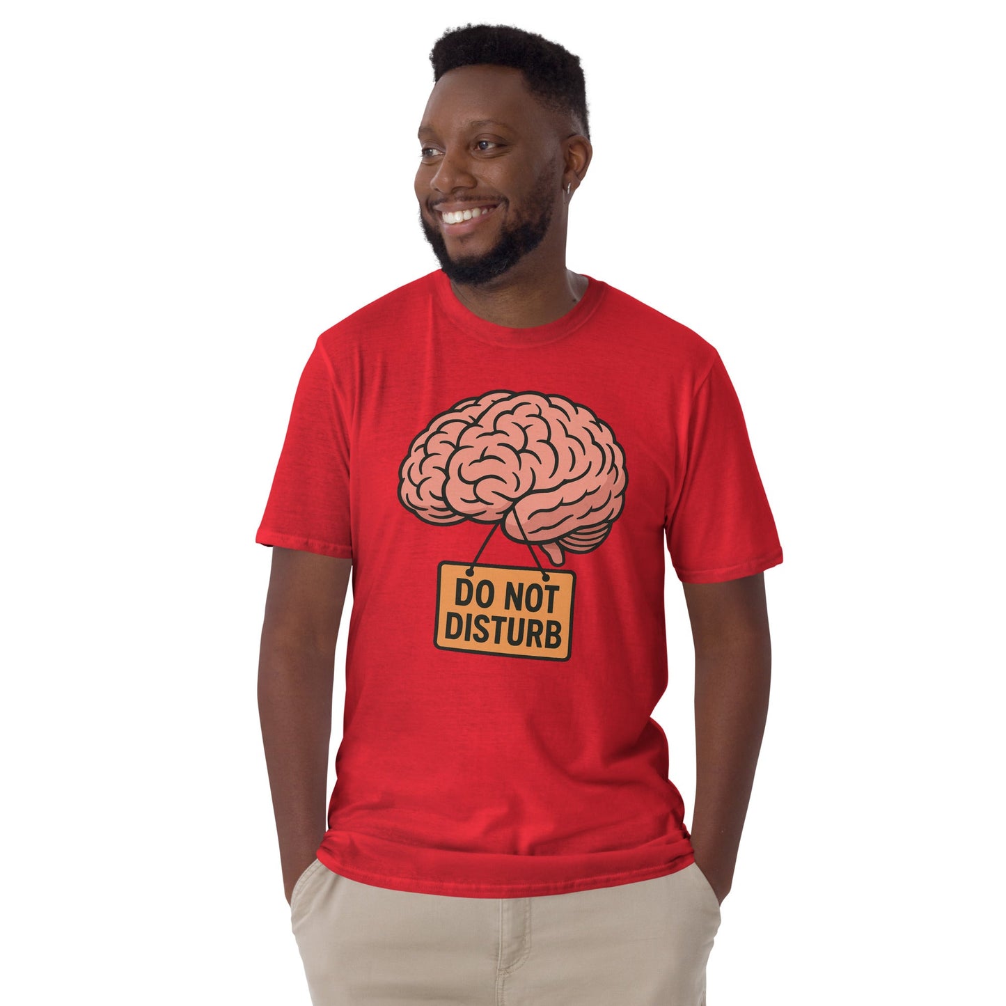 Do Not Disturb T-Shirt - Red - T-Shirts Online