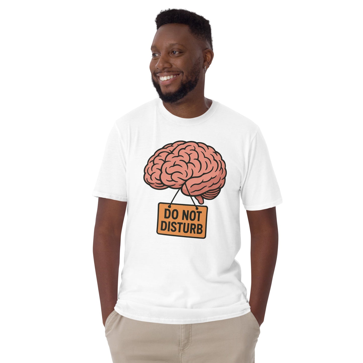 Do Not Disturb T-Shirt - White - T-Shirts Online