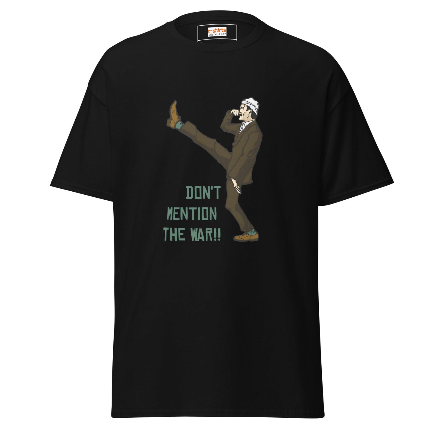 Don't Mention the War | Fawlty Towers T-Shirt - Black - T-Shirts Online