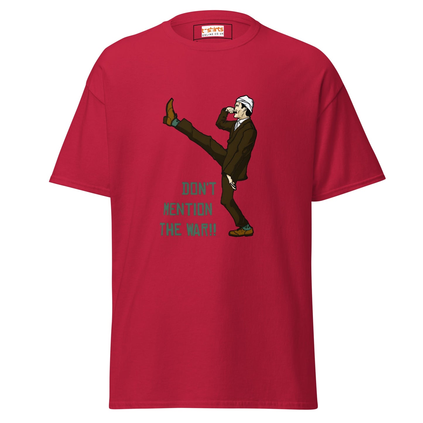 Don't Mention the War | Fawlty Towers T-Shirt - Cardinal - T-Shirts Online