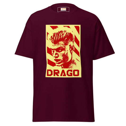Drago T-Shirt | Boxing Tee - Maroon - T-Shirts Online